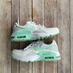 Nike Air Max Women's Shoes in Mint Green and White